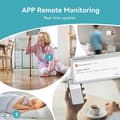 Miniatyrbild 2 av 6: Retekess TH011 trådlöst WiFi Smart personsökarsystem för vårdgivare, sjuksköterska larmsystem, 2 anropsknappar