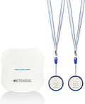 Miniatyrbild 1 av 6: Retekess TH011 trådlöst WiFi Smart personsökarsystem för vårdgivare, sjuksköterska larmsystem, 2 anropsknappar