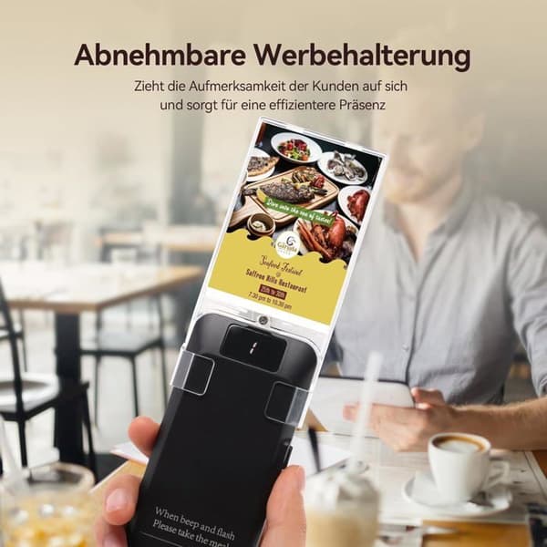 Retekess TD157A Telesystem för samtal med pager, restaurangsystem med pager, 800M, 39 samtalslägen, 300mAh (24 pagers)