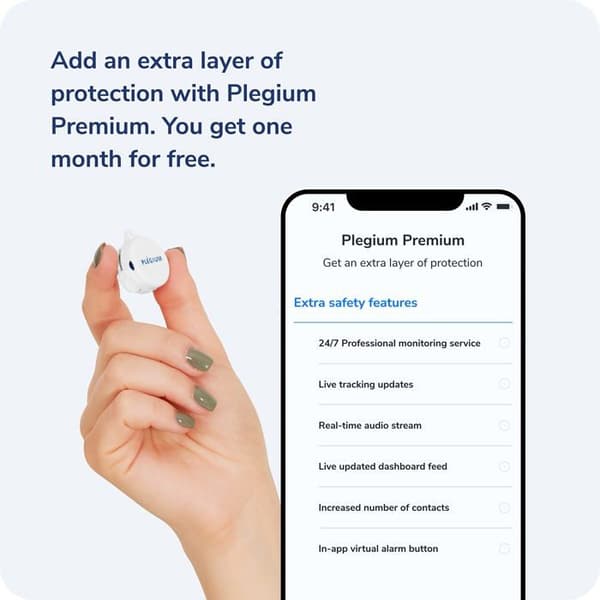 Trådlöst nödsystem - larmsklocka - Plegium-tillbehör - SEBW-WH - Smart bärbar nödbutton