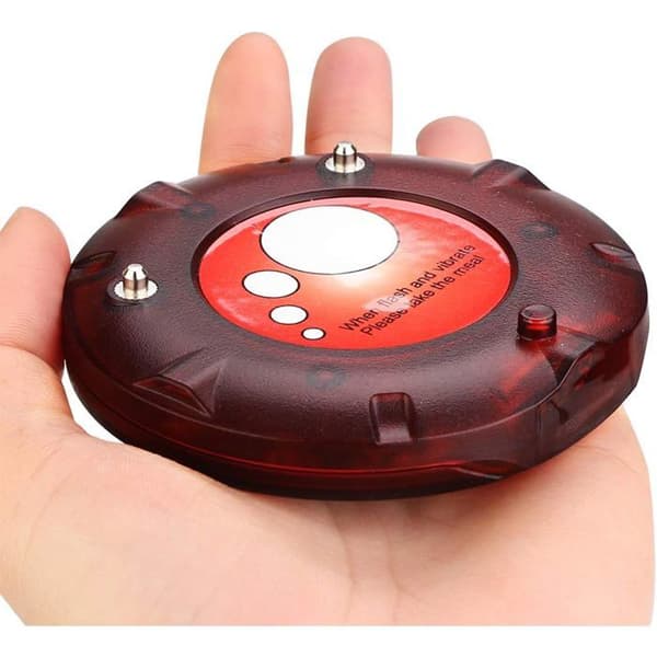 Retekess TD158 Bipper kompatibel med TD158 Trådlöst samtalsystem, 300 mAh 20H Restaurang Bar Café Lekplats Sjukhus (5 pager)