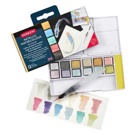 Derwent Maler Piller Metallic Flerfarvet
