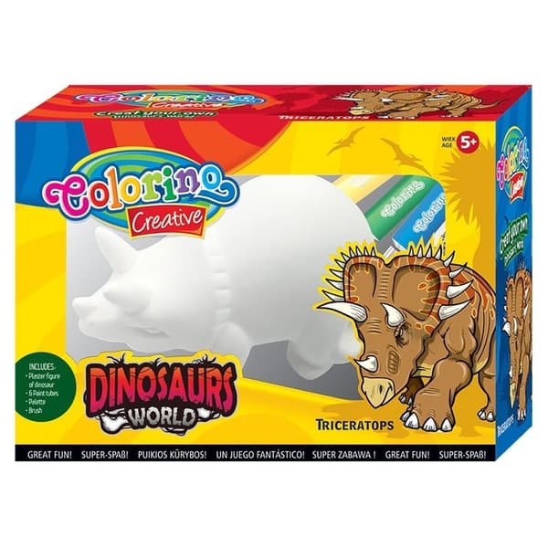 DINO Triceratops Colorino Kids Creative Kit