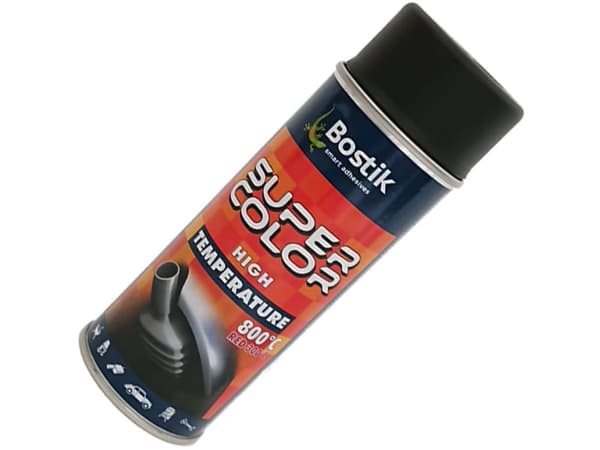 Högtemperatursprayfärg 400ml (svart)