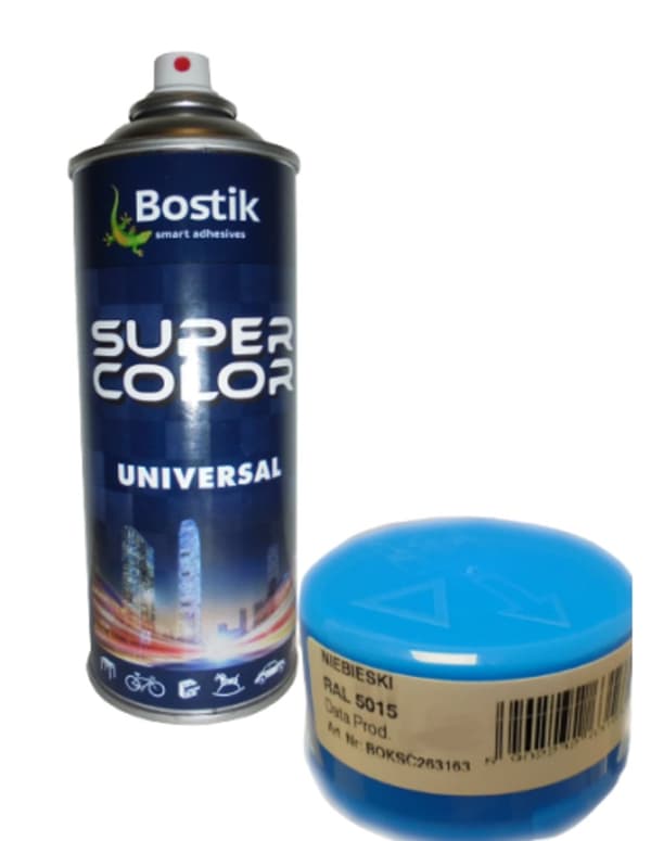 Universal sprayfärg 400ml (blå, RAL5015)