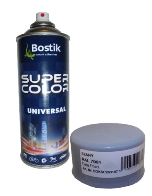 Universal spraymaling 400ml (grå, RAL7001)