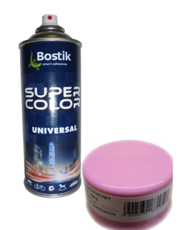 Universal sprayfärg 400ml (ljusrosa, RAL3015)