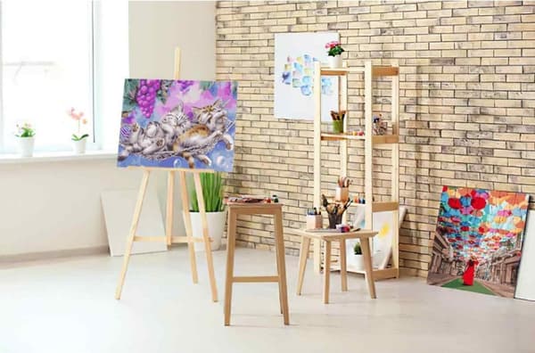 Maalaus numeroiden mukaan -setti Lepää paratiisissa 40x50