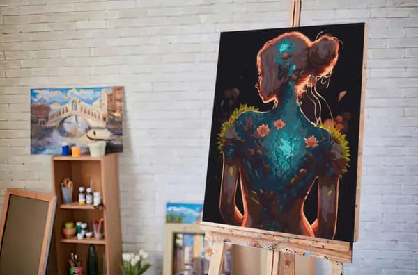 Numeroiden mukaan maalaus -setti, Magic in Me, 40x50