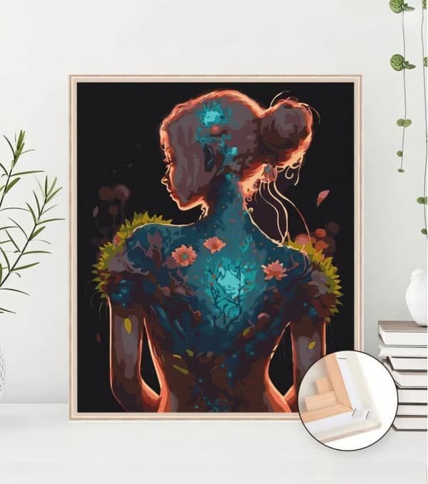 Numeroiden mukaan maalaus -setti, Magic in Me, 40x50