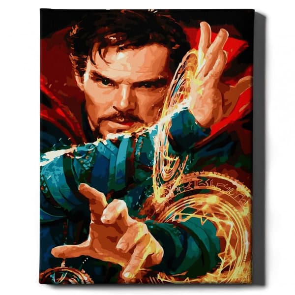 Malesæt efter tal Doctor Strange 40x50