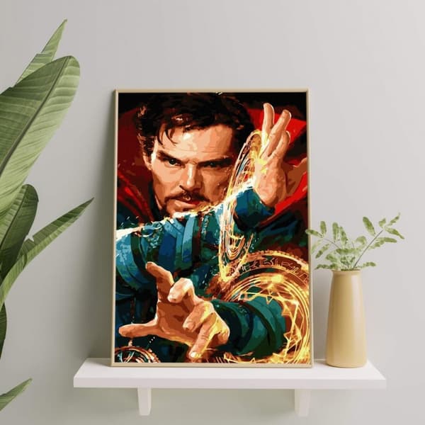 Malesæt efter tal Doctor Strange 40x50