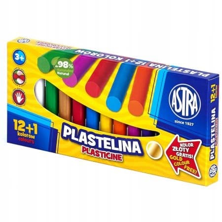 Koulumuovailuvaha lapsille 13 väriä