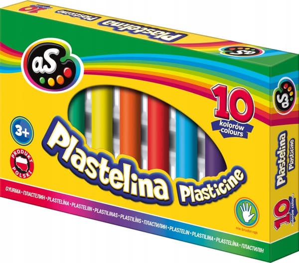 Skolplastilina 10 färger