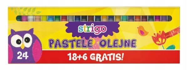 Skolepastelfarver 24 farver