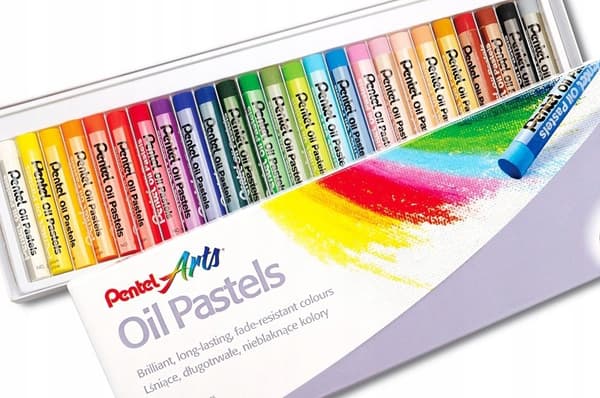 Kouluöljypastellit 25 väriä