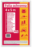 Miniatyrbillede 2 af 2: LDPE beskyttelsesfolie (4 x 5 m) regranulat 440g