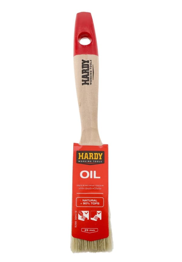 Hardy platt målarpensel 25 mm serie 36