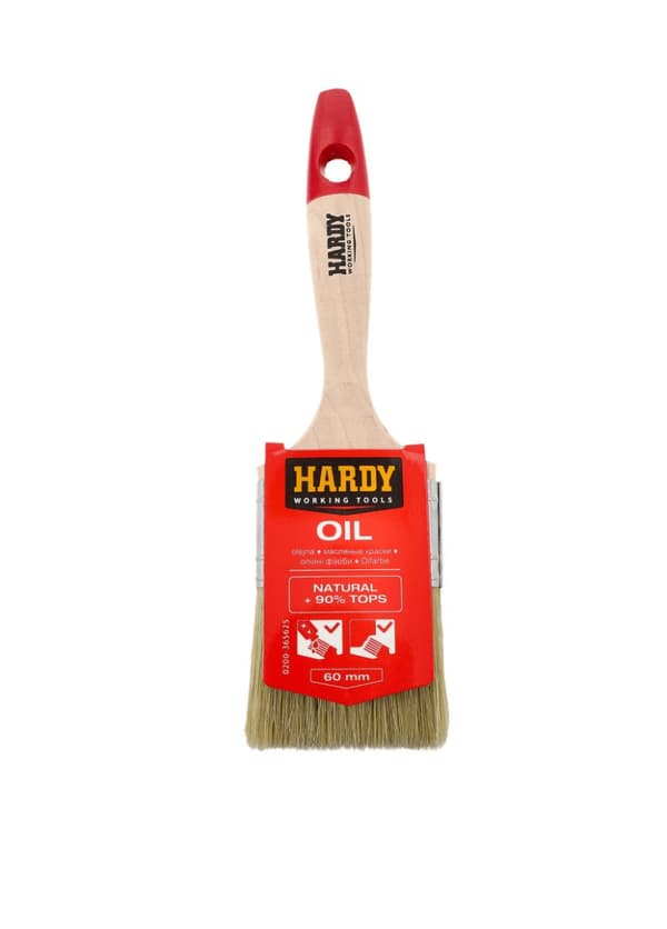 Hardy platt målarpensel 60 mm serie 36