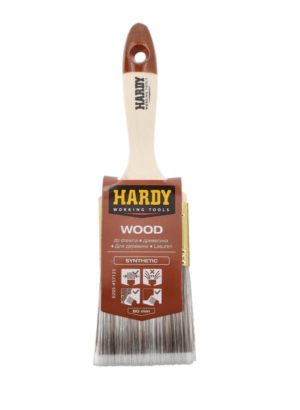 Hardy platt målarpensel 60 mm serie 45