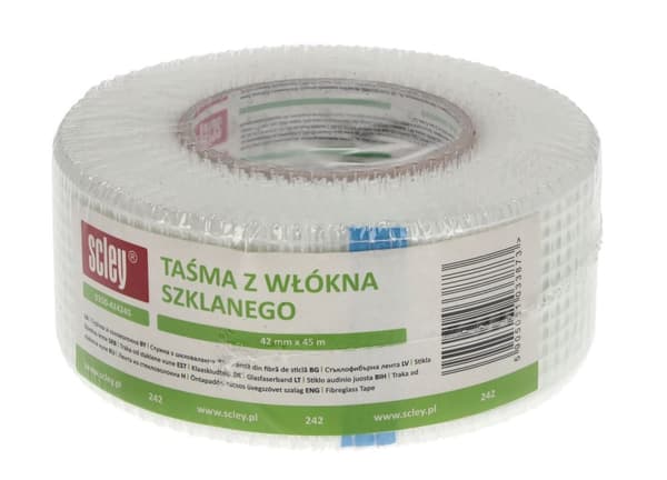 Scley anti-ridse tape 42mm x 45m serie 242 - glasfiber