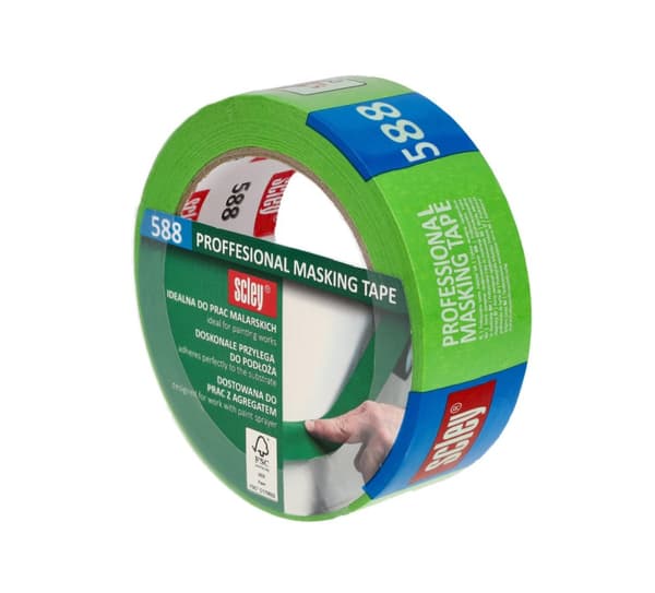Maalausteippi 38 mm x 33 m, Scley sarja 588 Teippi