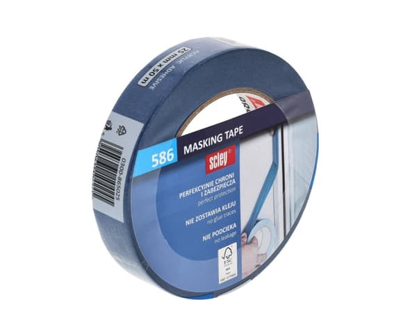 Blue Scley malebånd, serie 586 (25 mm x 50 m)
