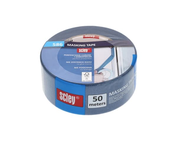 Blue Scley målartejp, serie 586 (48 mm x 50 m)