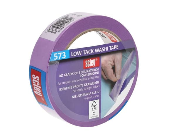 Washi maalausteippi (38 mm x 33 m) Scley sarja 573
