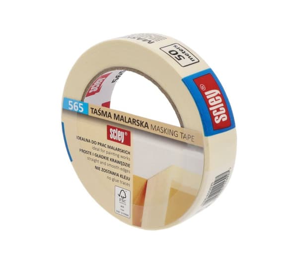 Scley maalarinteippi 25mm x 50m *565* värien leikkaamiseen