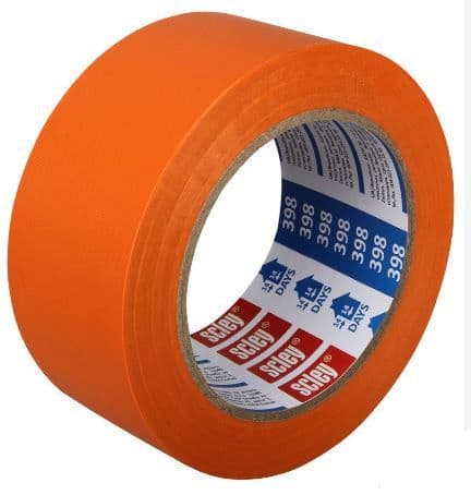 PVC skyddstejp, korrugerad, 38mm x 33m, serie 398