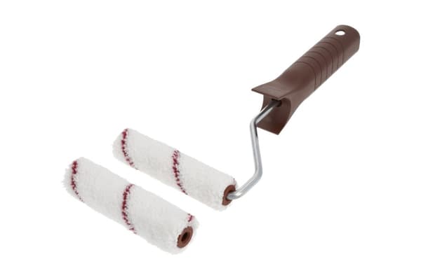 Målarrulle för att måla trä HARDY Microfiber 10cm (8mm fleece, 2-pack)