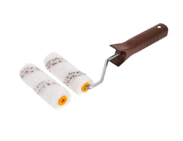 Tålig färgrulle Microfiber, bredd 10 cm (12 mm fleece, 2-pack)