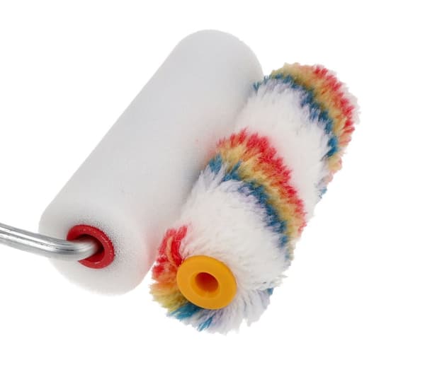 Målarsats Färgrulle 10 cm 2 st + handtag Hardy serie *32*