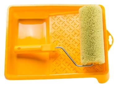Malesæt: stor rulle 18 cm og bakke