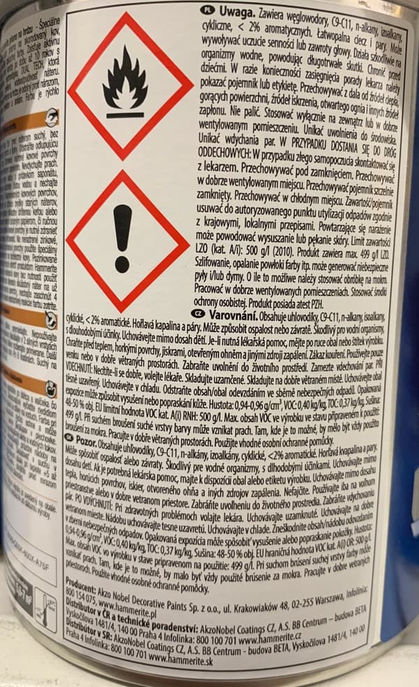 Metallfärg direkt till rostsvart blank 0,7 l