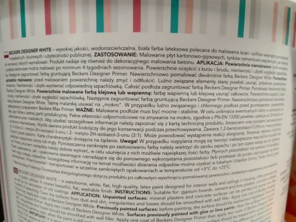 BECKERS DESIGNER valkoinen lateksimaali 10L