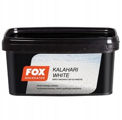 Atlas Fox Dekorfärg 1 L Diamanto 3D Kalahri Vit