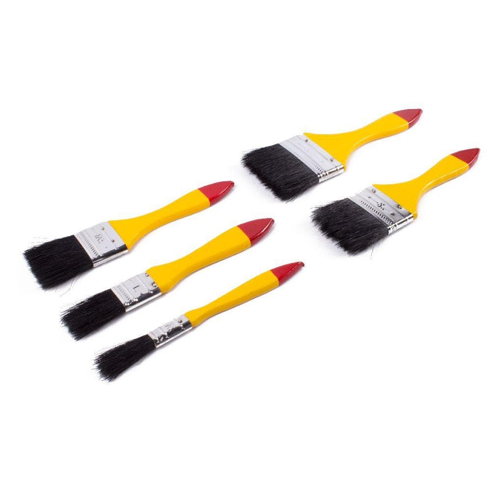Målarpensel Set 5 st - Penselset - Olika Bredd - Penslar