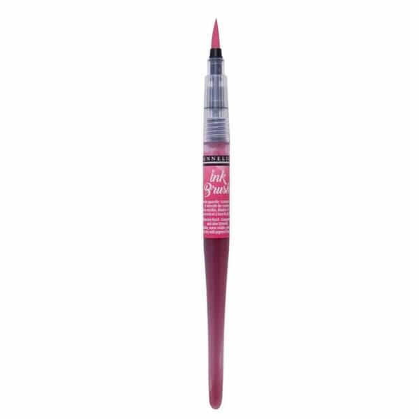 Reservoarborste - Sennelier - Bläckborste - Rosa - Syntetiska fibrer