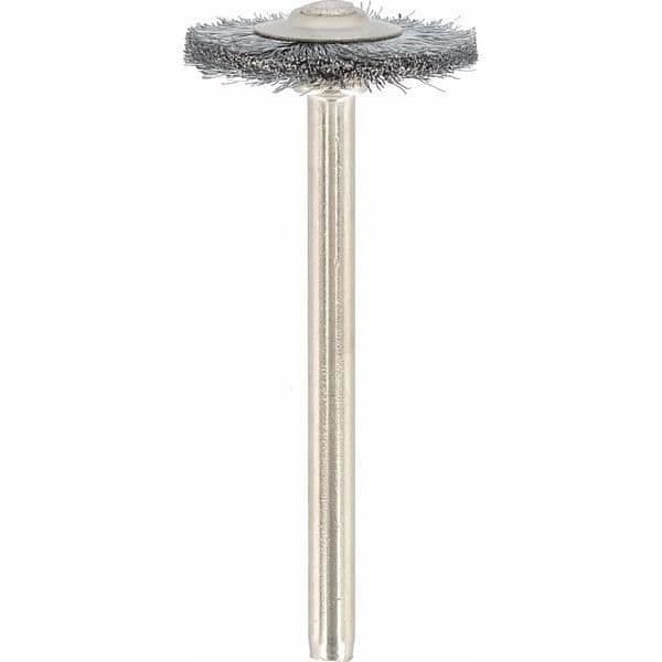Stålborste - DREMEL - 428 - 2 delar - Stångdiameter 3,2 mm - Ø 19 mm - 15000 varv/minut