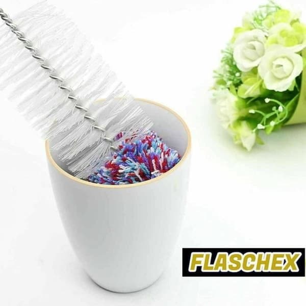 Rengöringsborsteset »FLASCHEX glasflaskborsteset glasflaskrengöringsborste lång