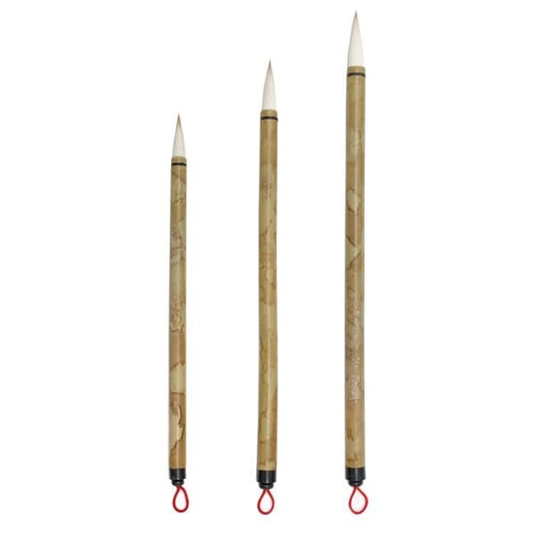 Pensel - Artway borstsats - 2303301 - Set med 3 kinesiska borstar - Small, Medium och Large