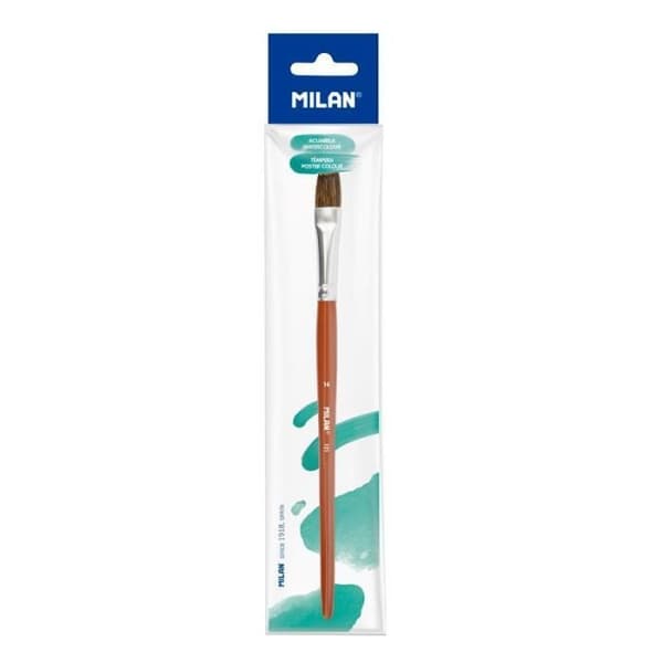 Platt skolborste serie 121 nr 14