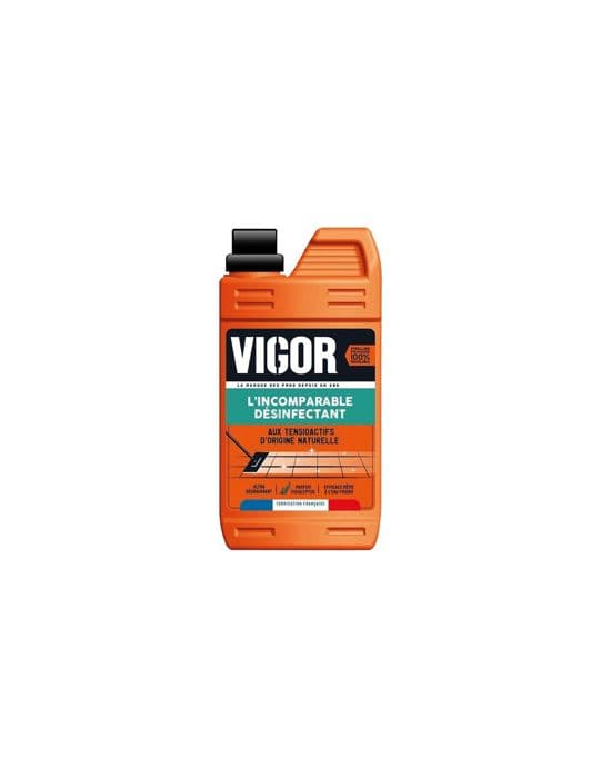 Vigor desinfektionsmedel 1l med aktiva ingredienser av vegetabiliskt ursprung. -KRAFT