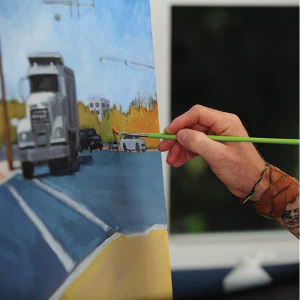 Professionell borste - LIQUITEX - Free Style Detail Bright N° 10 - Syntetiska borst