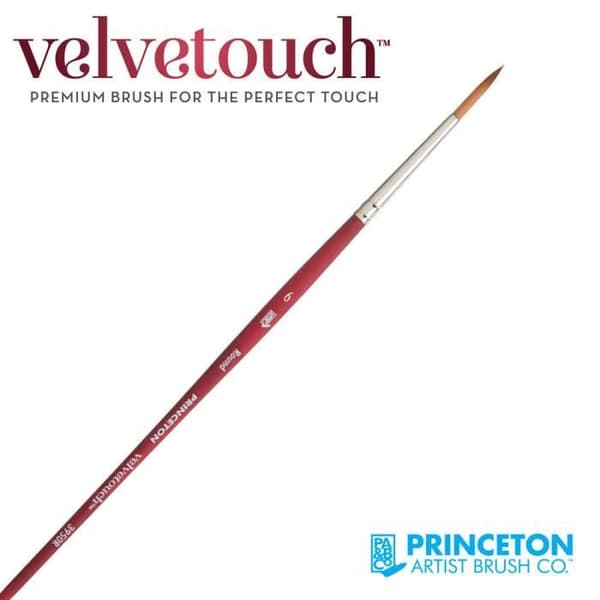 Princeton P3950 Series Velvetouch Rund Borste - OBS:8