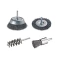 Miniatyrbild 1 av 6: wolfcraft Metal Kvast Set Runt Skaft 4 st 2133000