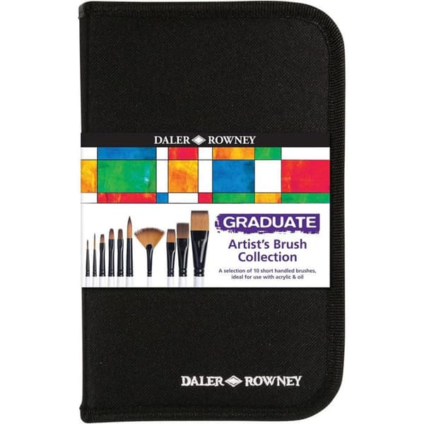 Daler-Rowney Graduate Brush Set -10 borstar...