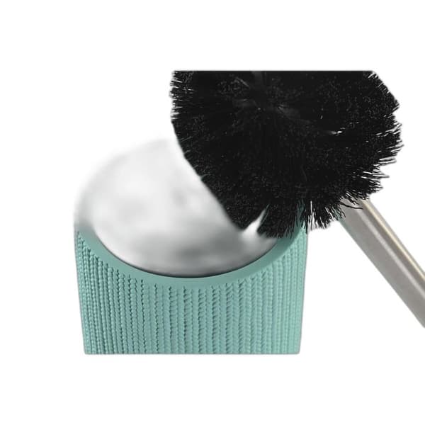 Toalettborste i cement och rostfritt stål DKD Home Decor